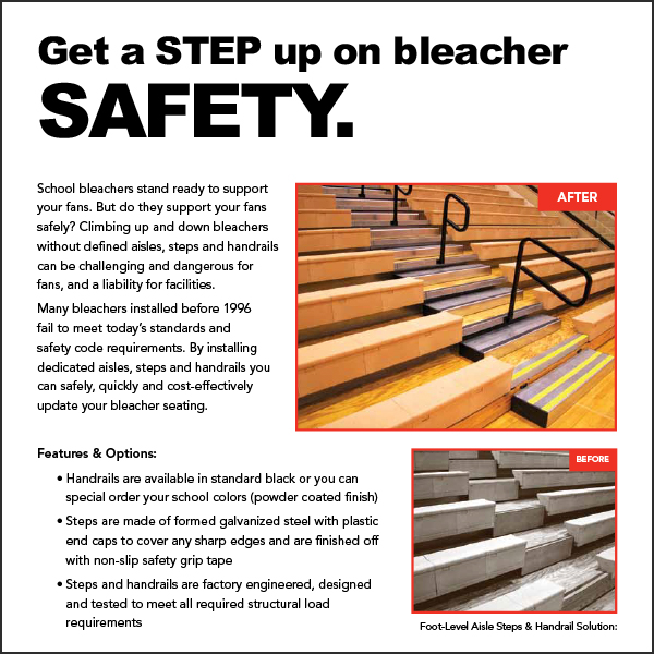 MAXAM aisle step safety brochure