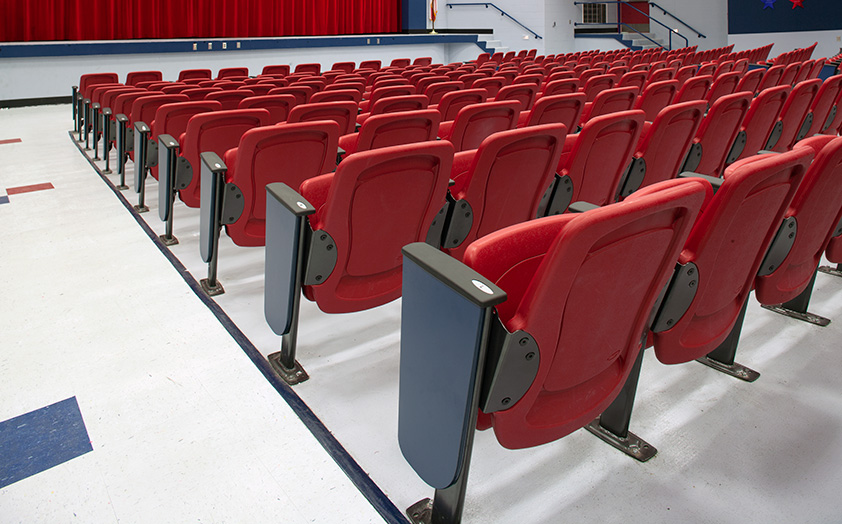 Quattro traditional performance polymer series fixed seating