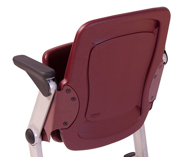 Quattro traditional soft square performance polymer seat back