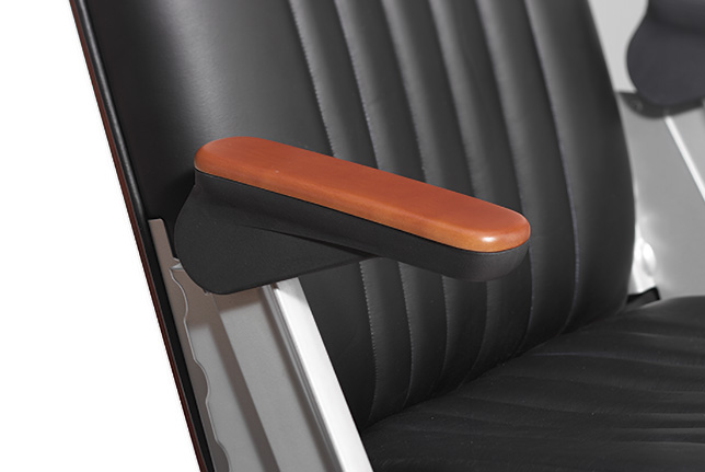 Stacking Quattro portable chair armrest