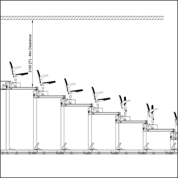 Hussey Seatway TP retractable platform specifications