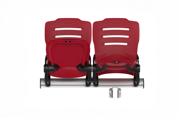 Ergonomic stadium chair ideal for baseball stadiums and arenas