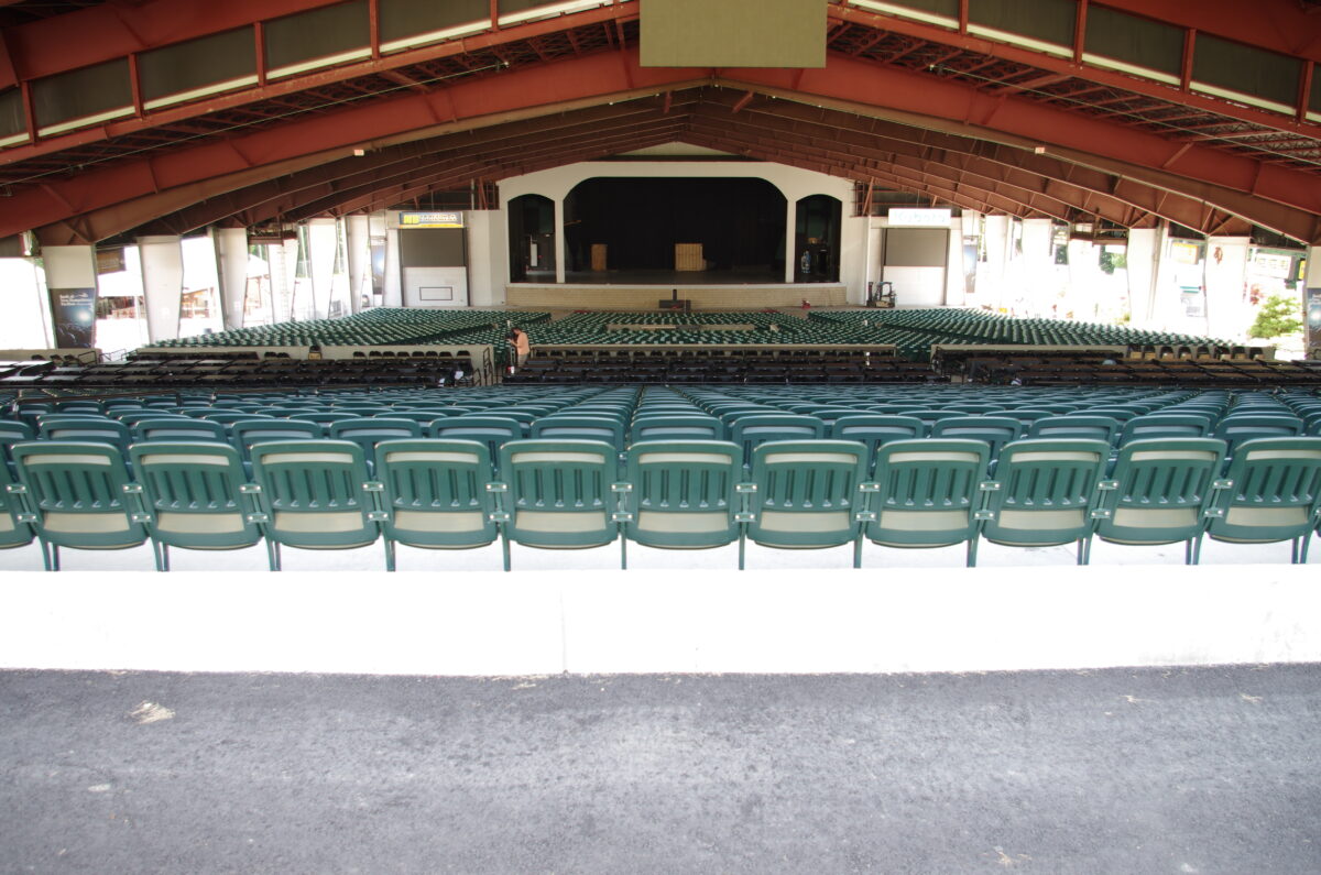 Fixed Fusion amphitheater seating