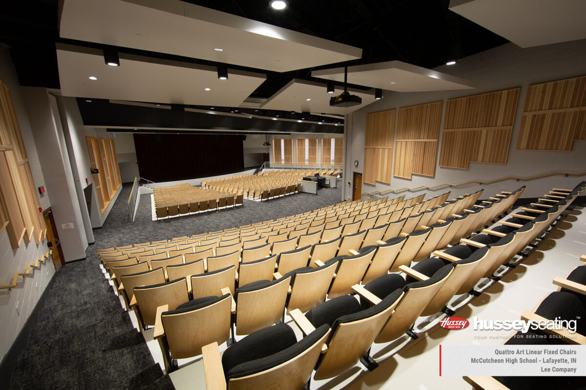 Quattro Art Linear fixed auditorium chairs