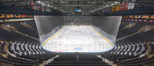 Blue Arena spectator seating