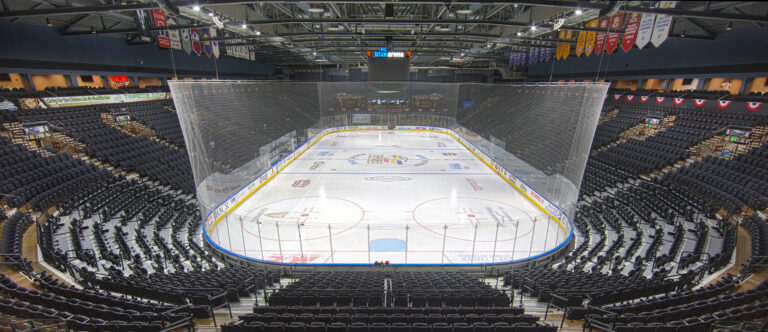 Blue Arena spectator seating