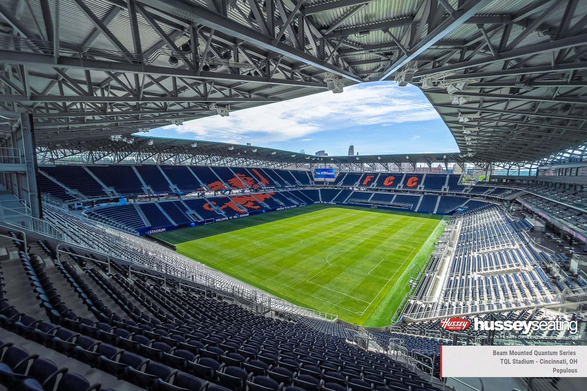 Outdoor Stadium seating built to last